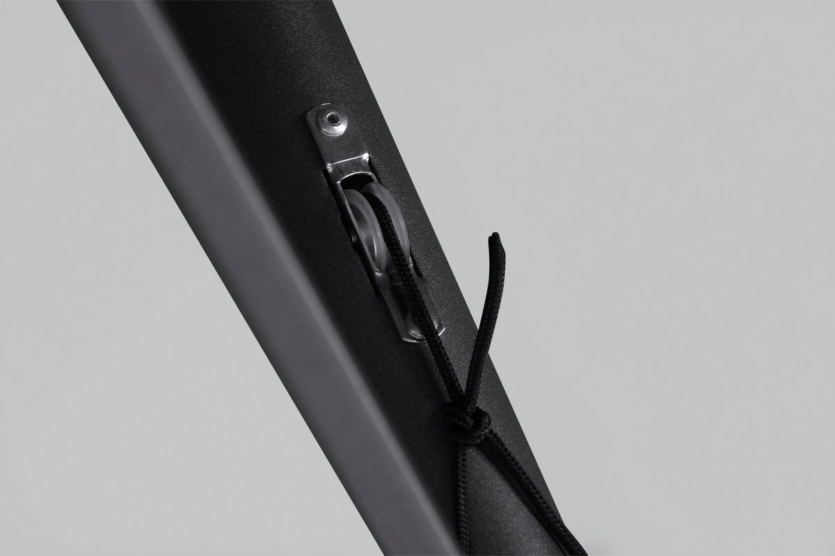 SONNENSCHIRM  300/300 cm  - Anthrazit/Grau, KONVENTIONELL, Textil/Metall (300/300cm) - Siena Garden