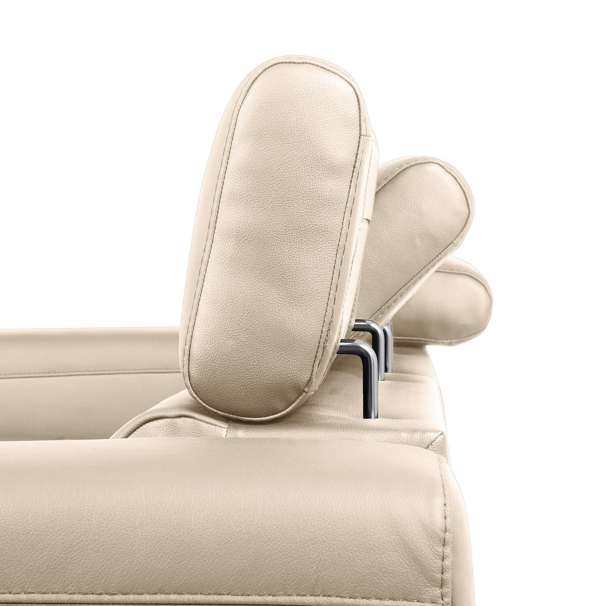 ECKSOFA Grau Echtleder Lederlook  - Schwarz/Grau, Design, Leder/Textil (247/173cm) - Livetastic