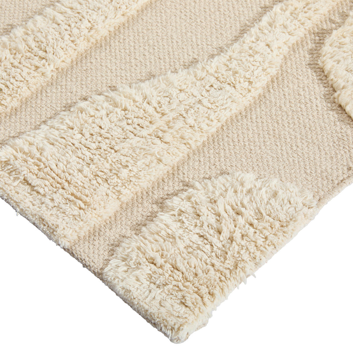HANDWEBTEPPICH 130/190 cm Grau, Naturfarben  - Naturfarben/Grau, Design, Textil (130/190cm) - Novel