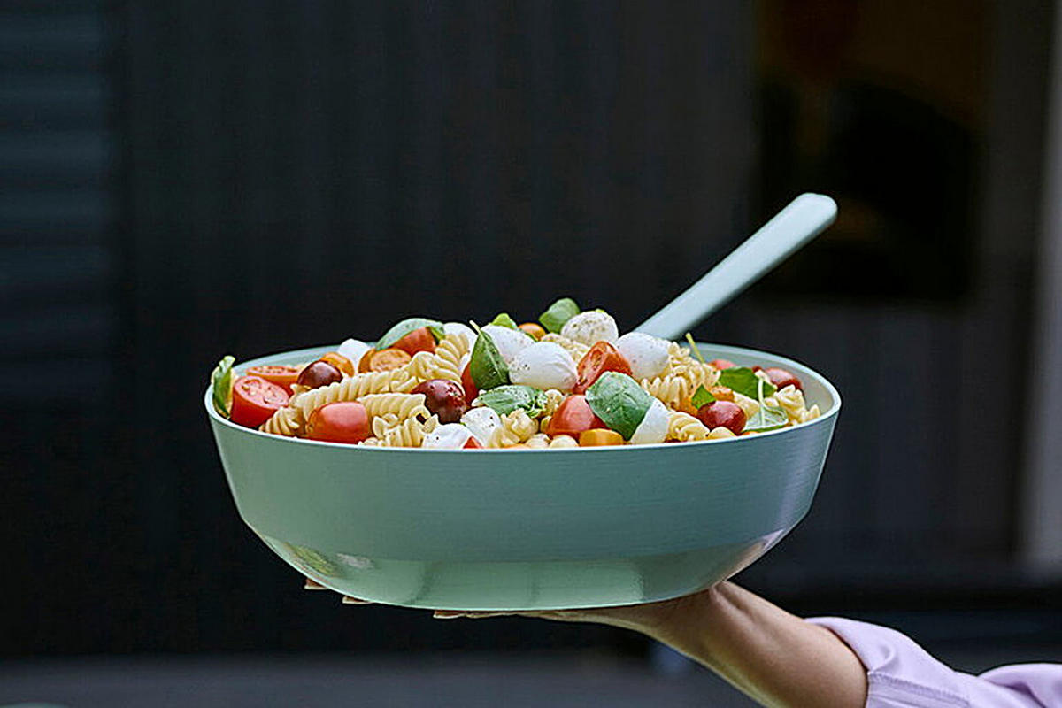 SALATSET  Silueta 2-teilig  - Salbeigrün, KONVENTIONELL, Kunststoff (30,1/12,7cm) - Mepal