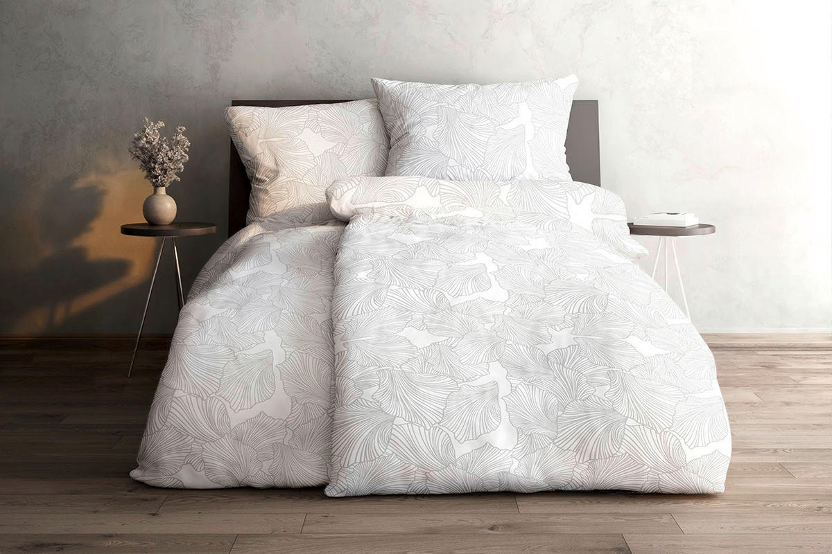 BETTWÄSCHE 140/220 cm  - Grau, Design, Textil (140/220cm) - Grund