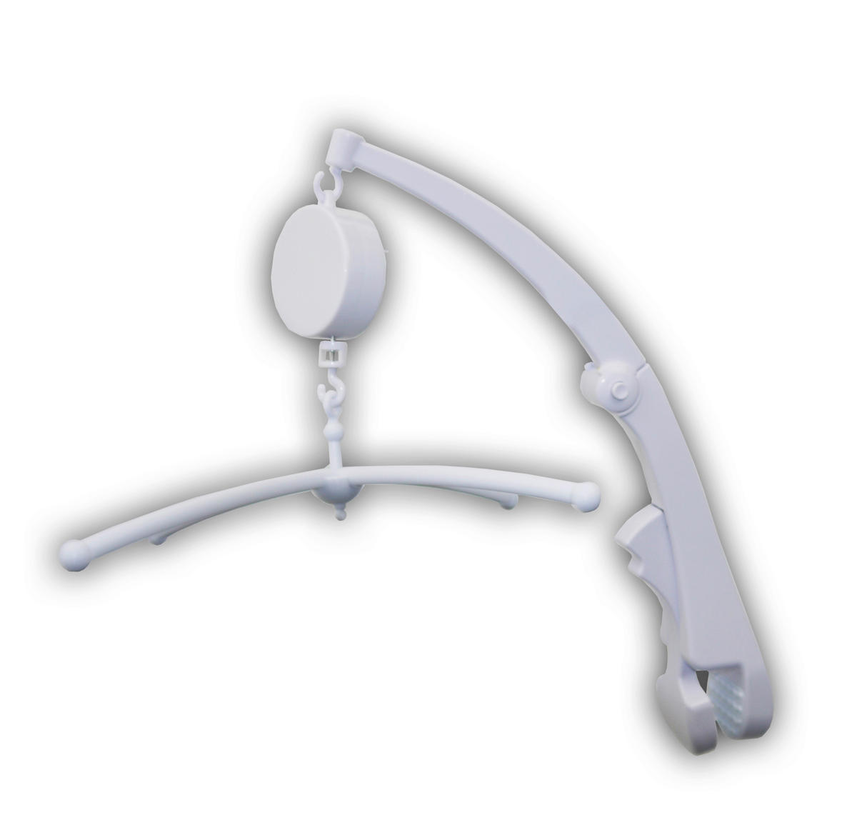 Niermann Mobilehalter mit Spieluhr zum klemmen  - Weiß, Basics, Kunststoff (27/40cm)