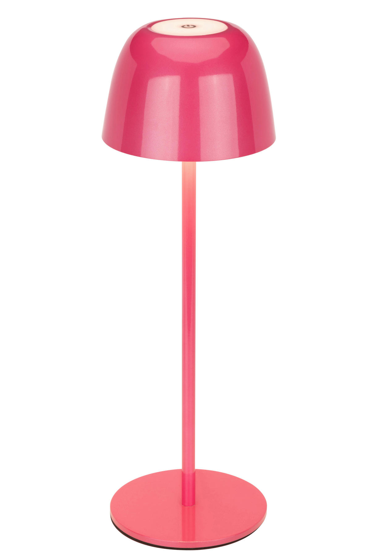 NABÍJATEĽNÁ STOLNÁ LAMPA 11/34,6 cm - pink, Trend, kov (11/34,6cm) - Novel