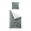 WENDEBETTWÄSCHE Makosatin 140/200 cm  - Grün, KONVENTIONELL, Textil (140/200cm) - Irisette