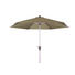 SONNENSCHIRM 280 cm Braun - Silberfarben/Braun, Design, Textil/Metall (280cm)