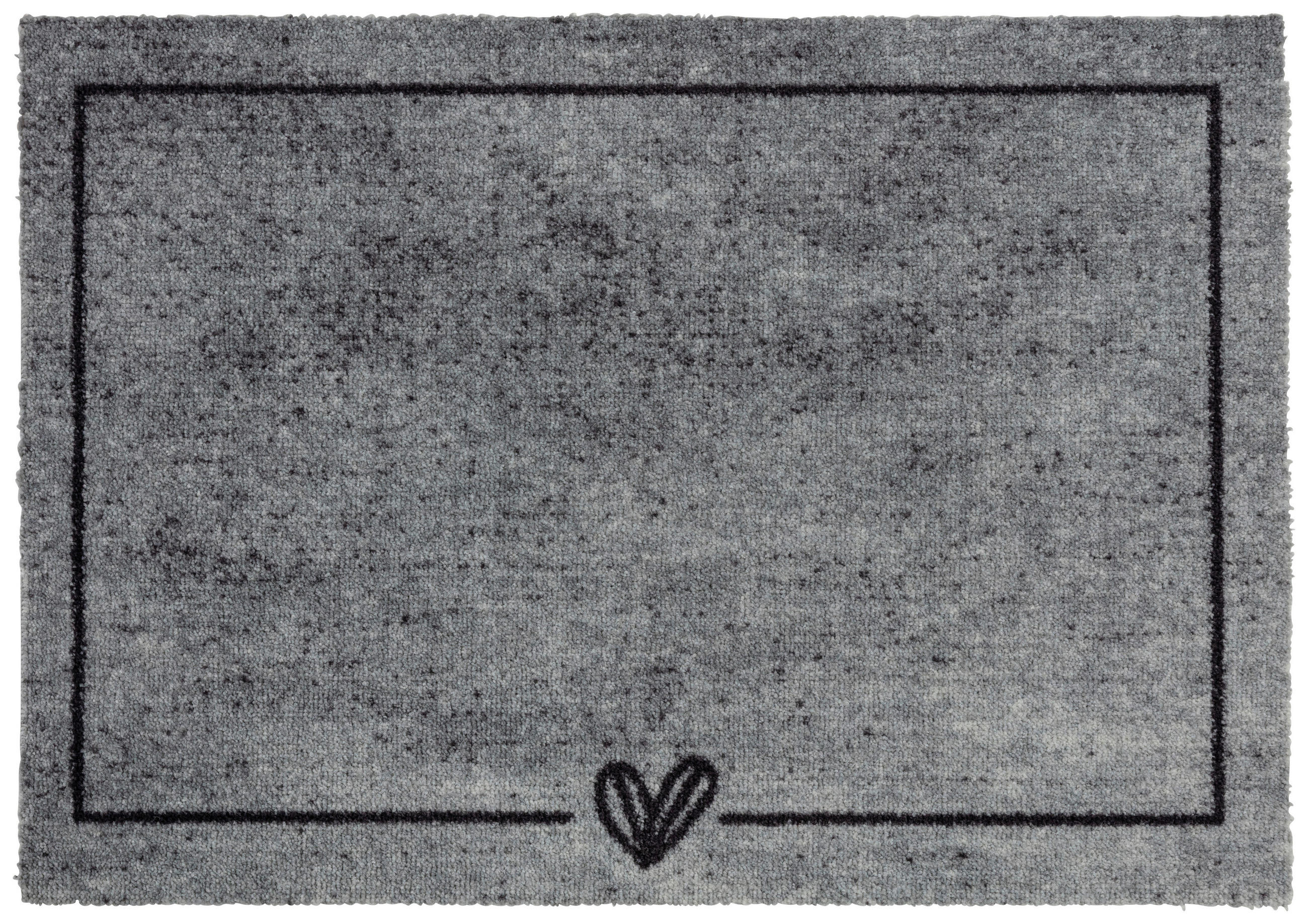 FUßMATTE  50/150 cm  Grau  - Grau, Basics, Kunststoff/Textil (50/150cm) - Esposa