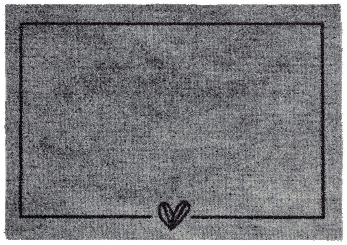 FUßMATTE  50/150 cm  Grau  - Grau, Basics, Kunststoff/Textil (50/150cm) - Esposa