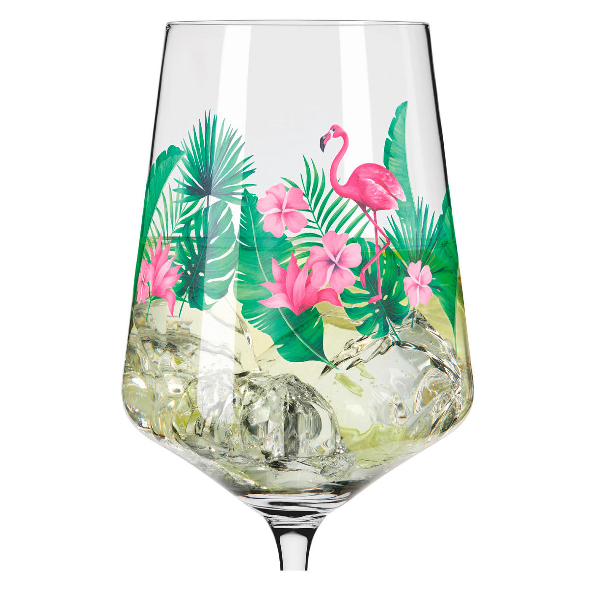 SPRITZERGLAS 544 ml  - Pink/Grün, LIFESTYLE, Glas (8,3/22,5/8,3cm) - Ritzenhoff
