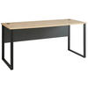 PISAĆI STOL  hrast Artisan, boje grafita  metal, drvni materijal  - boje grafita/hrast Artisan, Moderno, drvni materijal/metal (170/77/73cm) - Voleo