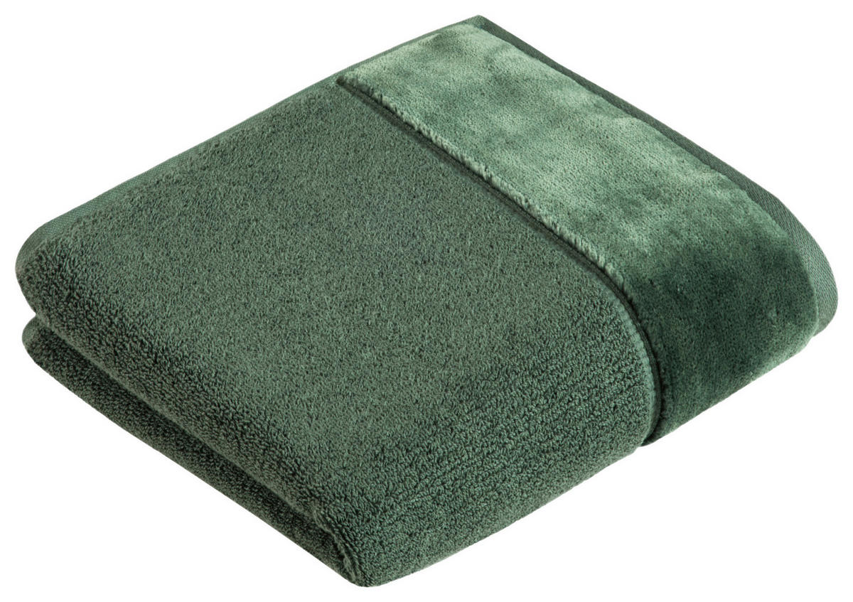 HANDTUCH 110/60 cm Pure NOS Vossen Wäsche Grün  - Grün, Basics, Textil (110/60cm) - Vossen