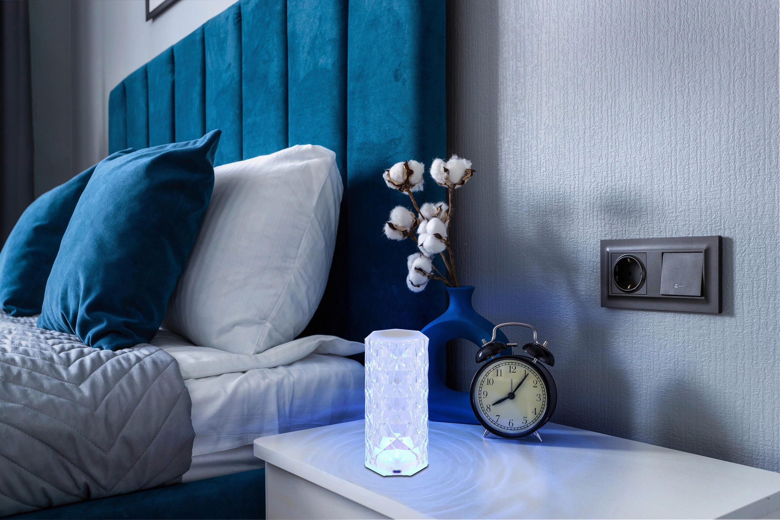 LED-BORDSLAMPA 7,3/15,8 cm   - klar/vit, Basics, metall/plast (7,3/15,8cm)