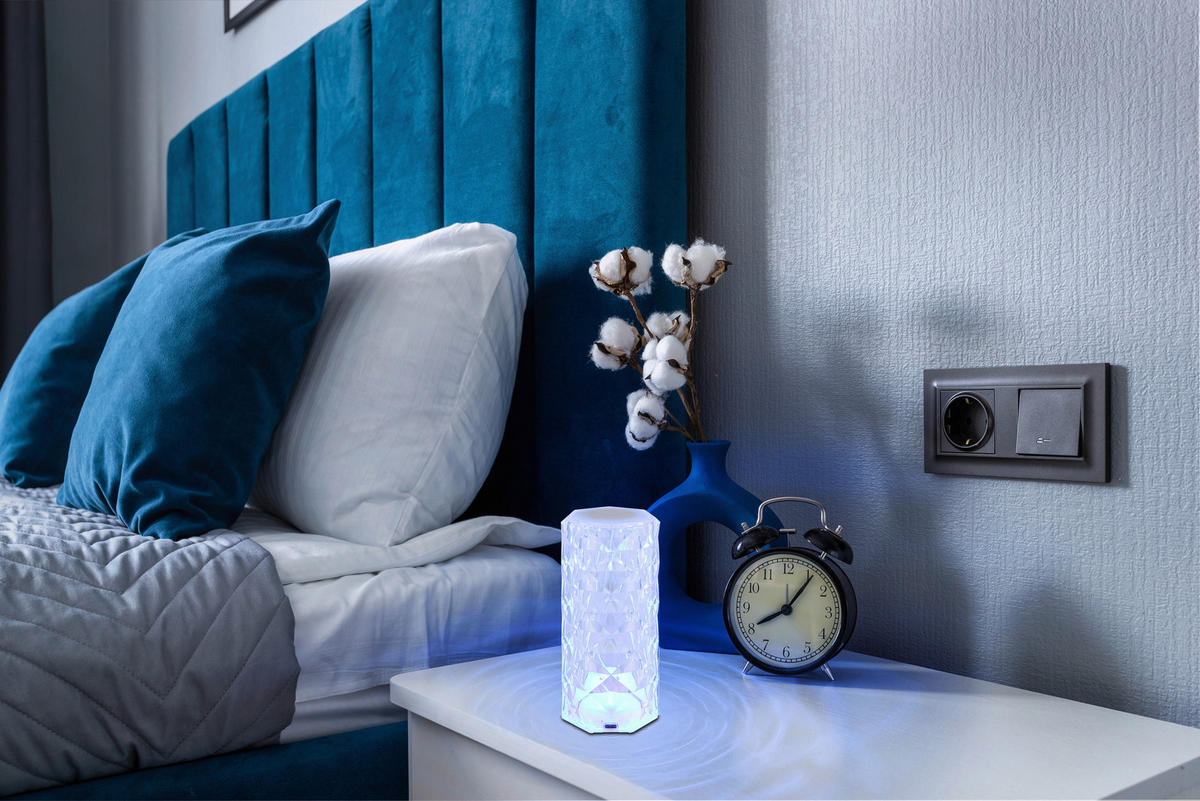 LED-BORDSLAMPA 7,3/15,8 cm   - klar/vit, Basics, metall/plast (7,3/15,8cm)