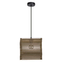 HÄNGELEUCHTE 25/25/130 cm  - Braun, Natur, Karton/Metall (25/25/130cm) - Osram