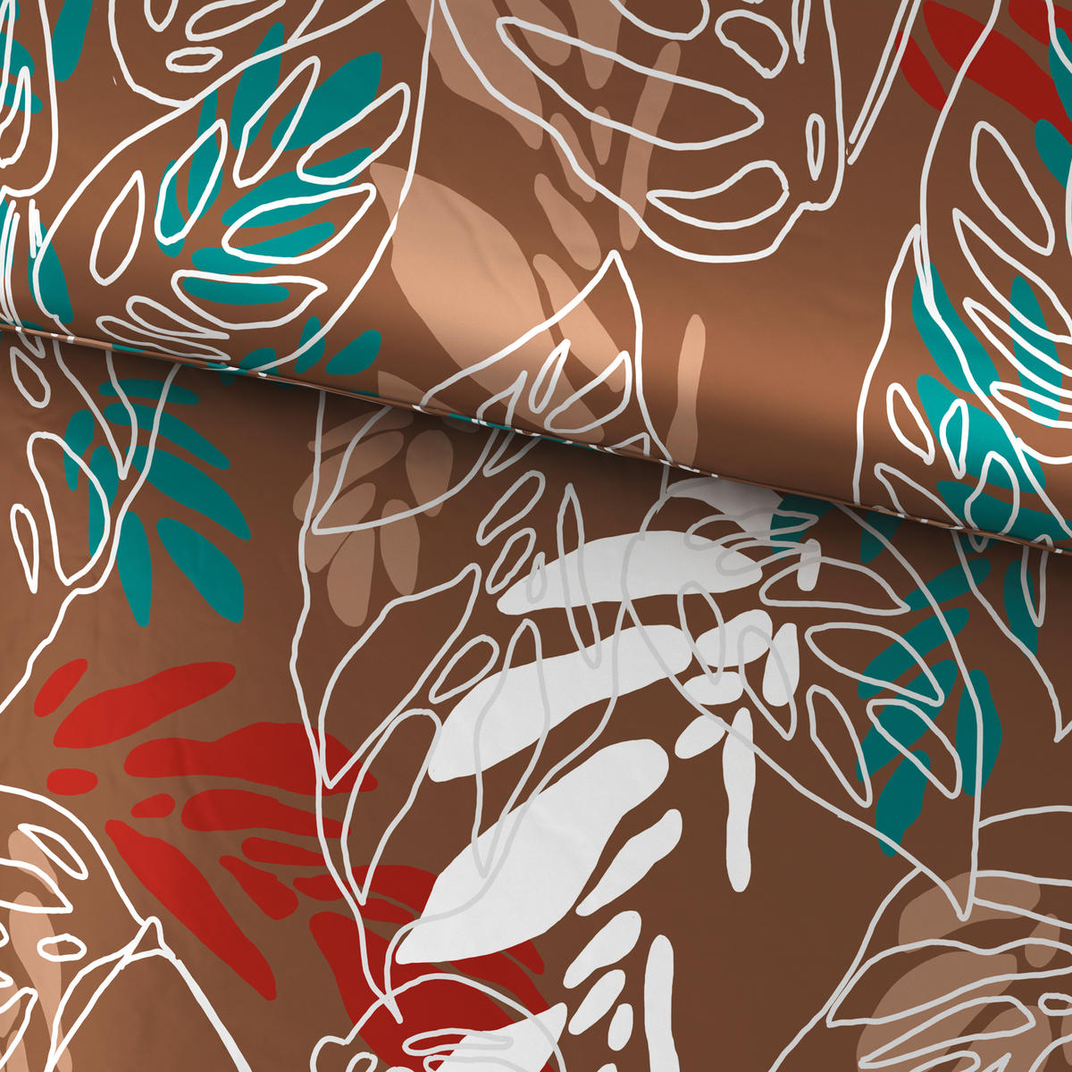 POSTEĽNÁ BIELIZEŇ, satén, viacfarebná, 140/200 cm - viacfarebná, Konventionell, textil (140/200cm) - Esposa