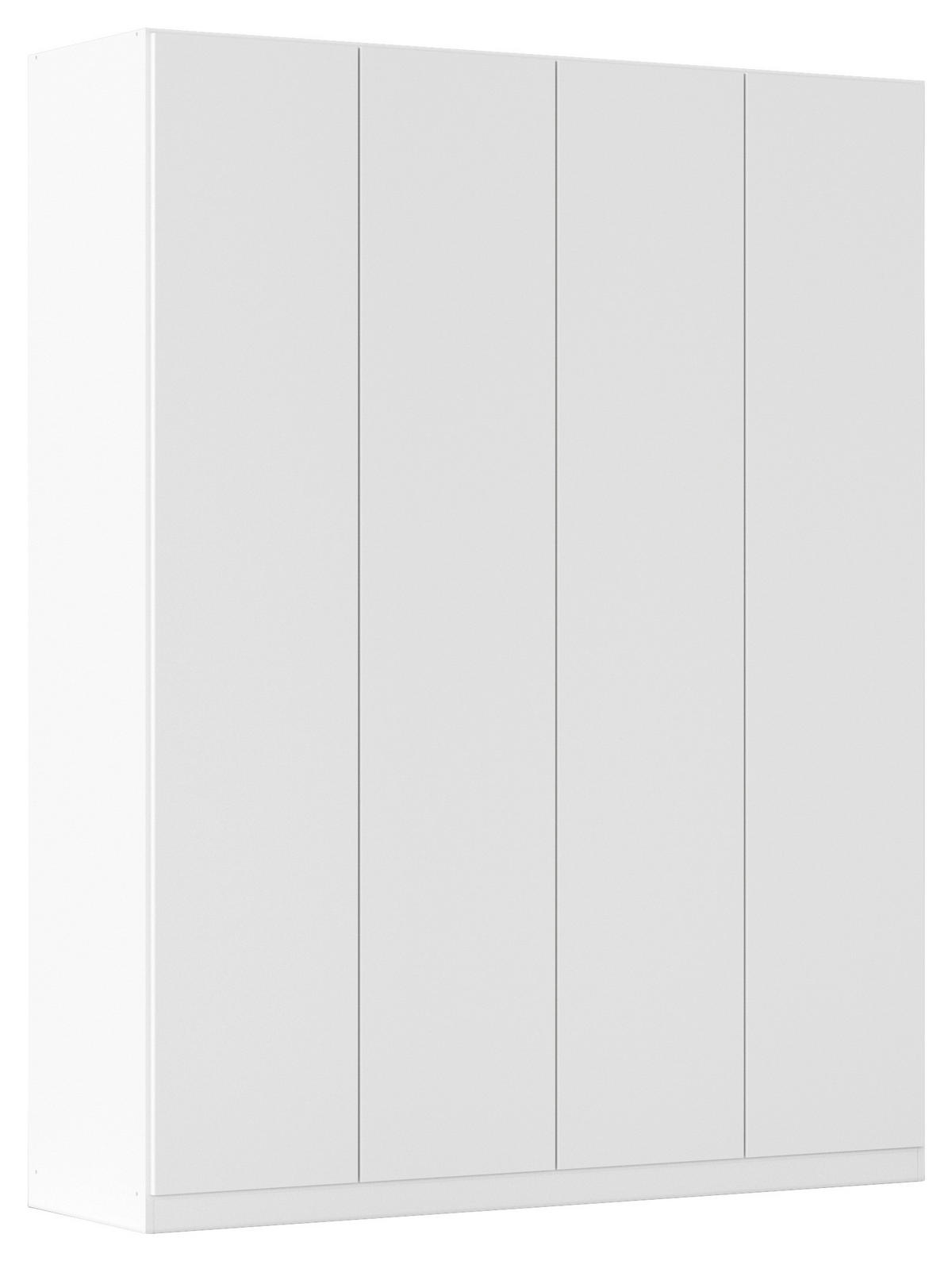 FALTTÜRENSCHRANK in Weiss  - Weiss, Holzwerkstoff (181/229/54cm) - Boxxx