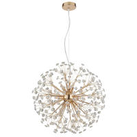KRISTALL-HÄNGELEUCHTE KATRINA 60/150 cm  - Klar/Transparent, LIFESTYLE, Glas/Kunststoff (60/150cm) - Globo