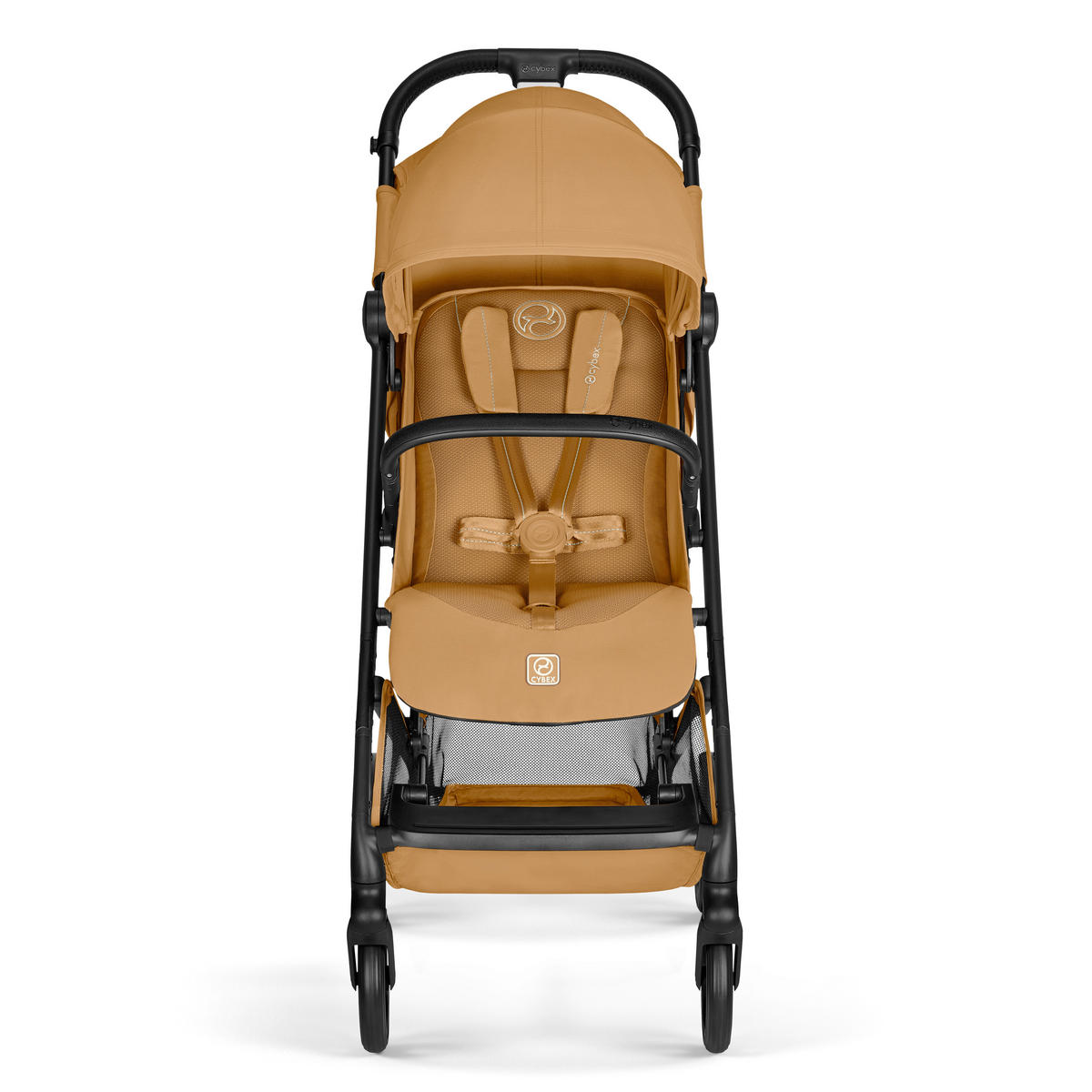 BUGGY BEEZY BLK  - Dunkelgelb/Schwarz, Basics, Kunststoff/Textil (82/45,5/107cm) - cybex GOLD