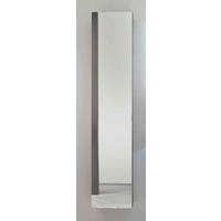 Dulap Suspendat  - grafit/gri, Basics, sticlă/material pe bază de lemn (35/168cm) - Leonardo