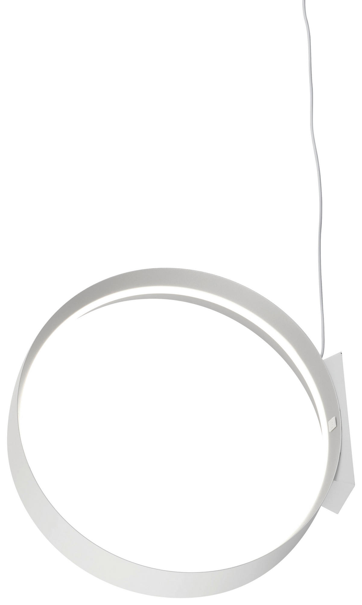 STOLNÍ LED LAMPA, dálkový ovladač, 45/45 cm  - bílá/barvy stříbra, Konvenční, kov (45/45cm) - Musterring