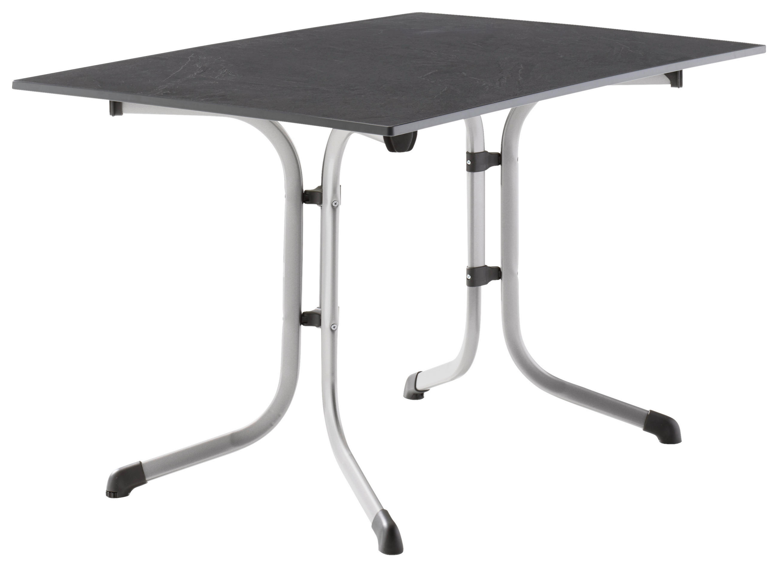 GARTENTISCH Holzwerkstoff Anthrazit, Graphitfarben rechteckig  - Anthrazit/Graphitfarben, MODERN, Holzwerkstoff/Metall (120/80/73cm) - Sieger