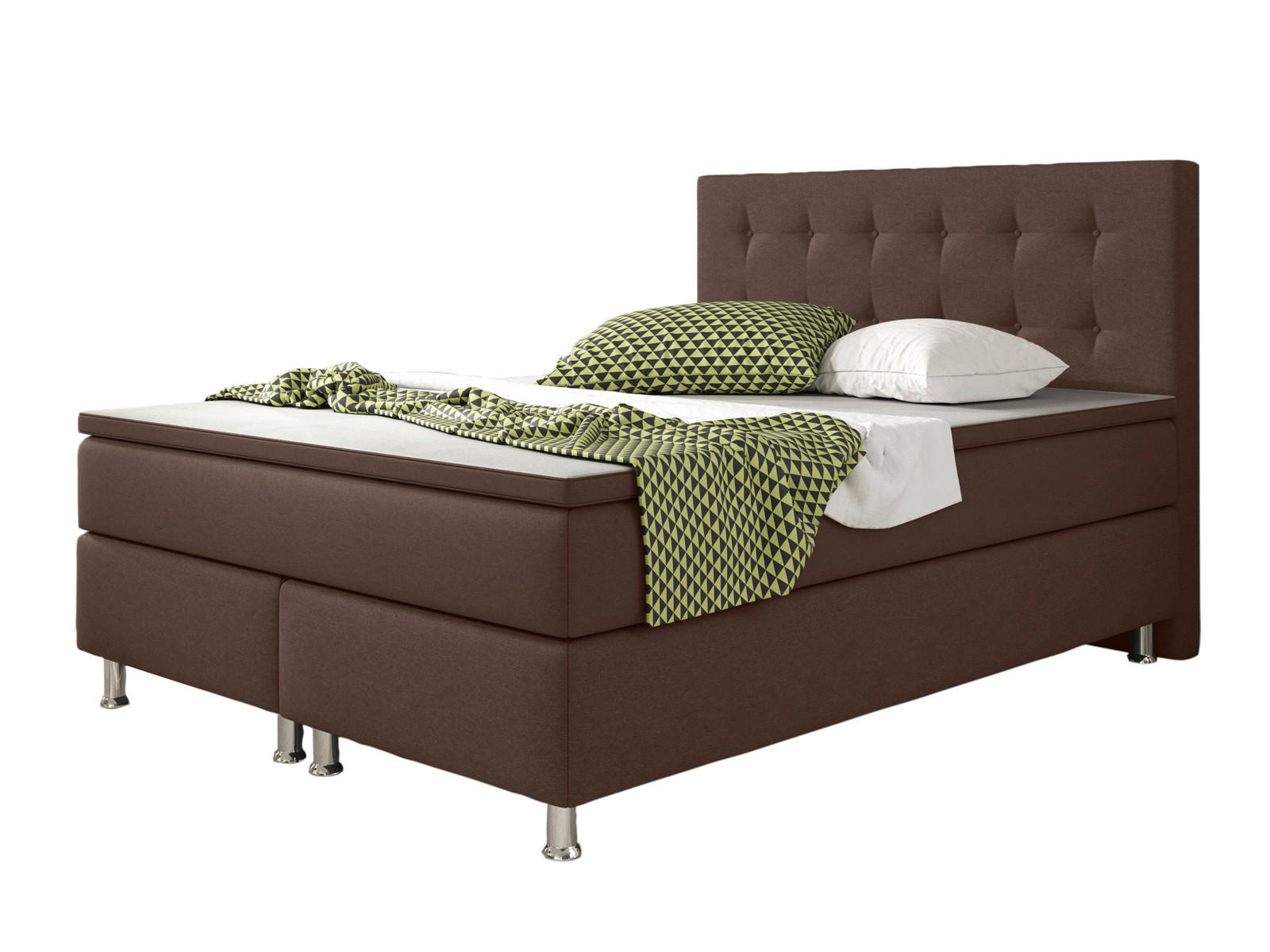 Boxspringbett mit Topper 140x200 Köln