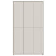 SCHUHSCHRANK  in 109,2/191,9/34,9 cm  - Sandfarben/Grau, Basics, Holzwerkstoff/Kunststoff (109,2/191,9/34,9cm) - Xora