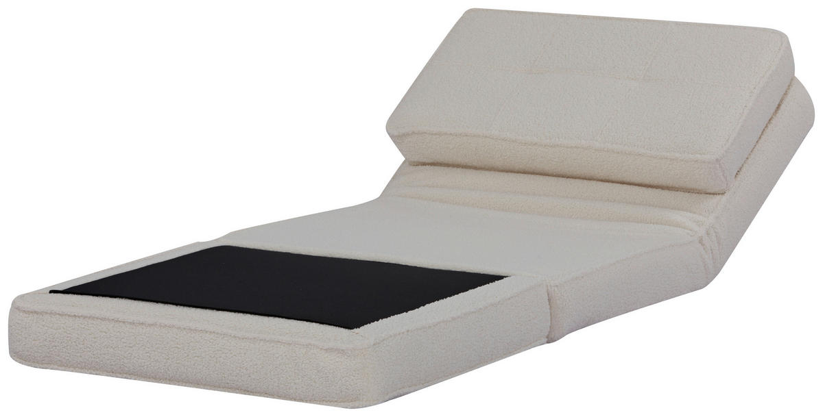 SCHLAFSESSEL in Teddystoff Weiß  - Weiß, MODERN, Textil (74/61,5/80cm) - MID.YOU