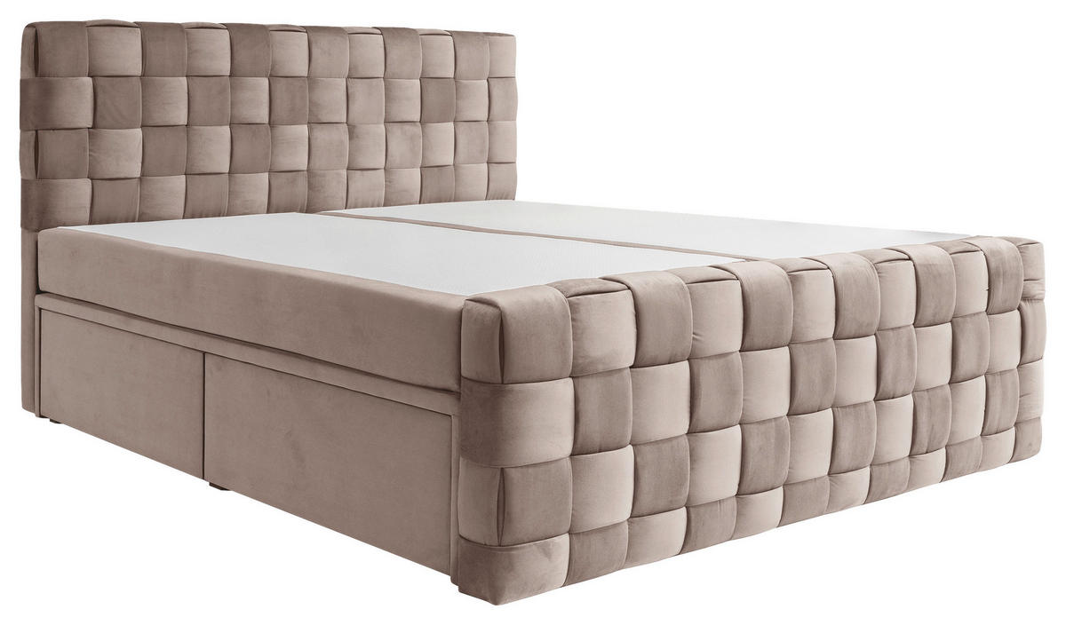 AMERICKÁ POSTEĽ, 180/200 cm, béžová - béžová, Modern, textil (180/200cm) - Livetastic