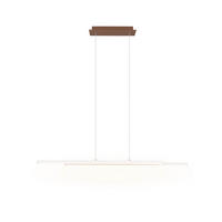 LED VISILICA   110,0/150,0/8,5 cm     - siva/braon, Dizajnerski, metal (110,0/150,0/8,5cm)