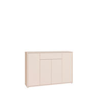 SCHUHSCHRANK Sandfarben  - Sandfarben/Grau, MODERN, Holzwerkstoff/Kunststoff (143,9/99,1/34,9cm) - Carryhome