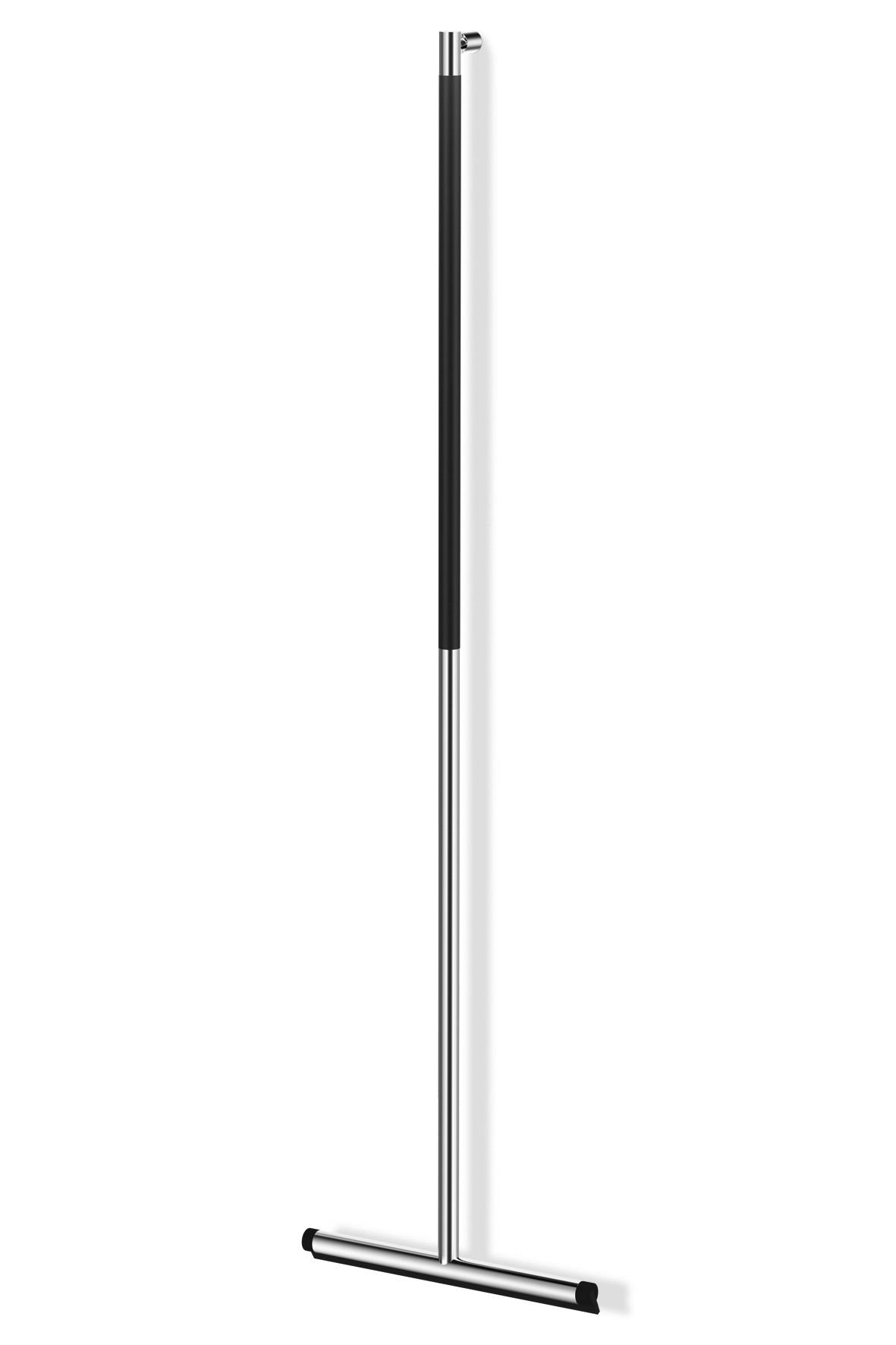 DUSCHABZIEHER - Edelstahlfarben, Basics, Kunststoff/Metall (32/119,5cm) - Zack