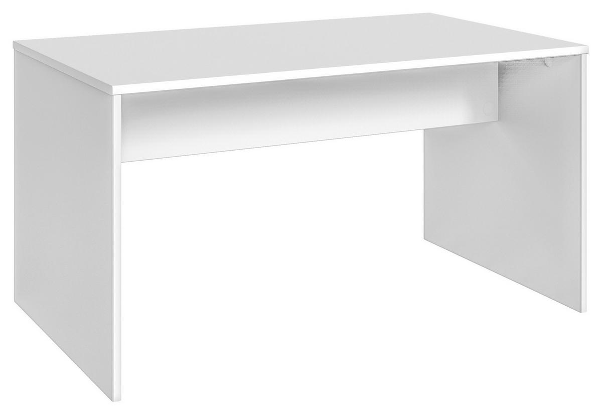 SCHREIBTISCH 140/70/72 cm  in Weiß  - Weiß, KONVENTIONELL, Holzwerkstoff (140/70/72cm) - Boxxx