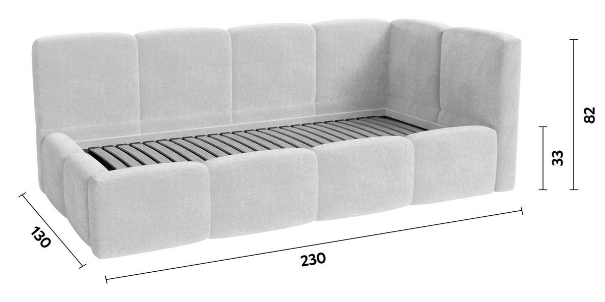 POLSTERBETT 100/200 cm,  in Beige, Lattenrost, Bettkasten,  - Beige/Schwarz, Design, Holz/Textil (100/200cm) - Chameo