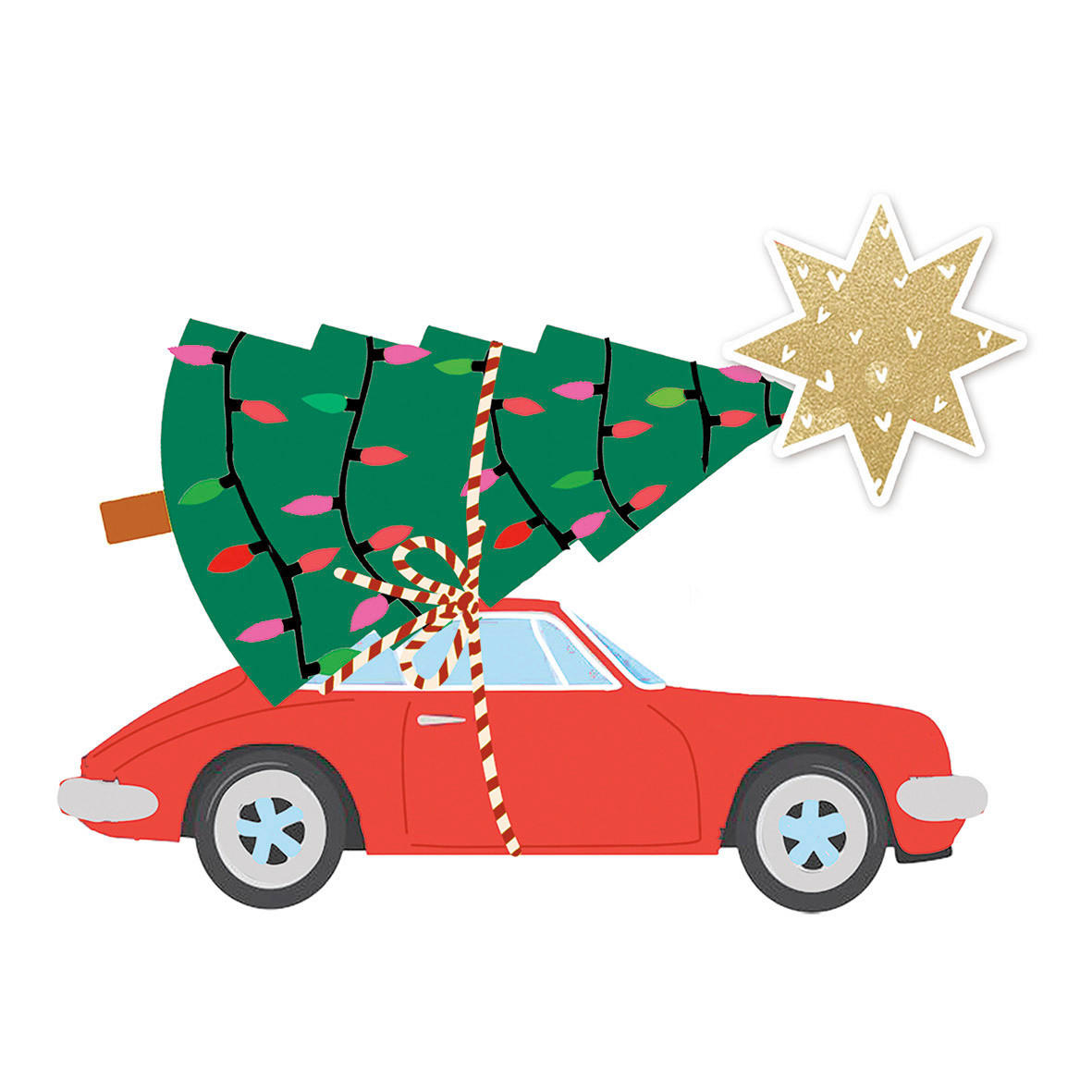 SERVIETTE  17.5/17.5 cm   - Multicolor, Basics, Papier (17.5/17.5cm)