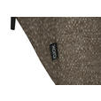 ECKSOFA in Chenille Hellbraun  280/205 cm  - Hellbraun/Schwarz, Design, Textil/Metall (280/205cm) - Xora