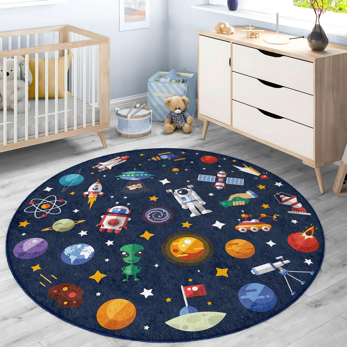 OTROŠKA PREPROGA  Sigikid      120 cm   potiskano  temno modra  - temno modra, Basics, umetna masa/tekstil (120cm)
