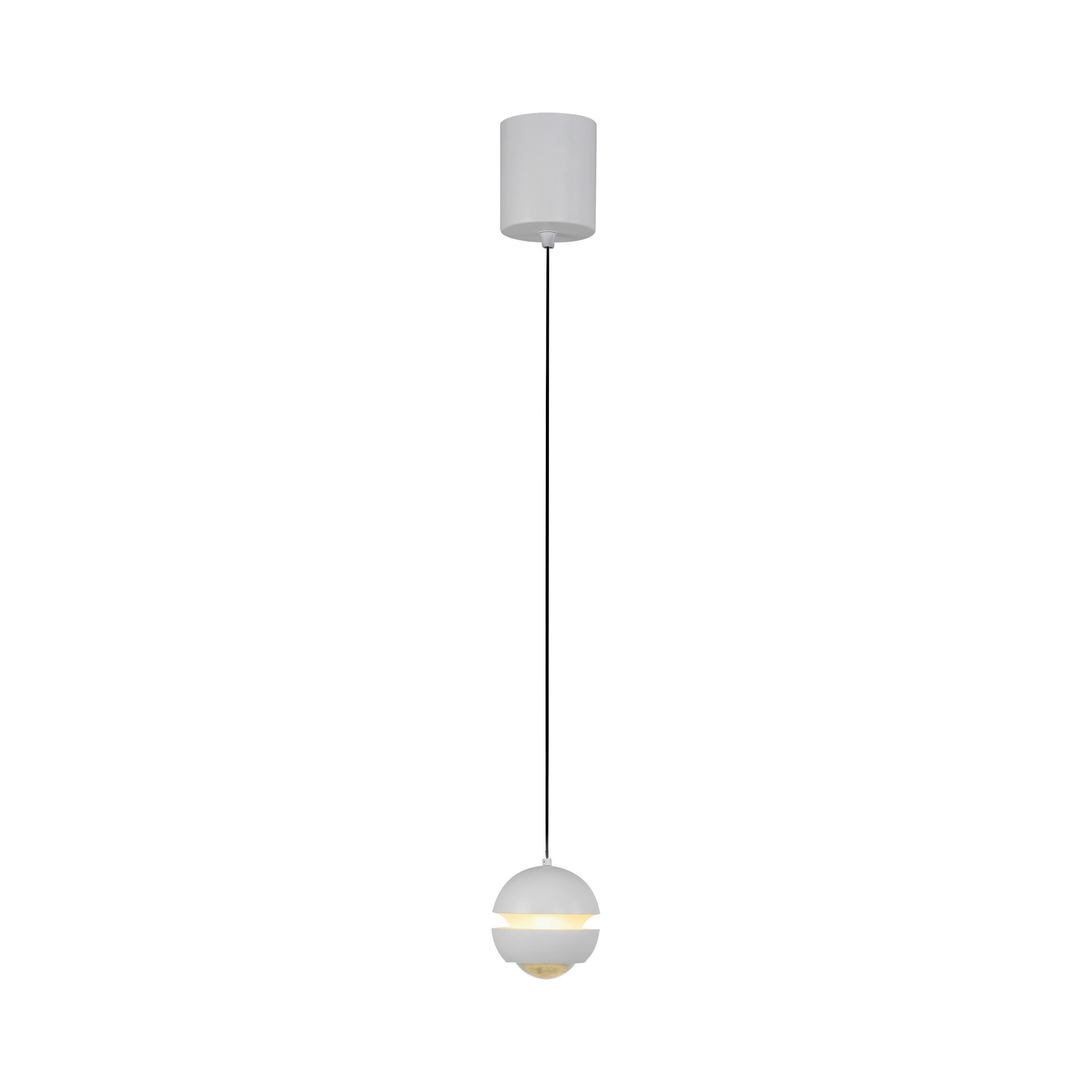 LED-PENDELLEUCHTE 10/10/220 cm  - Weiß, Design, Kunststoff/Metall (10/10/220cm) - Schöner Wohnen