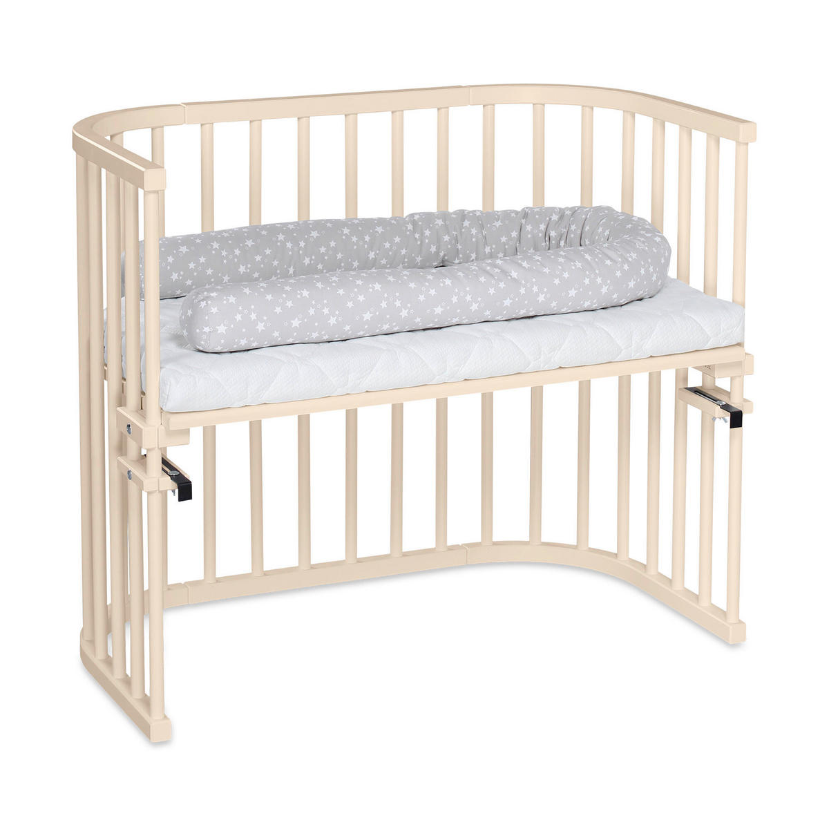BEISTELLBETT  96/54/79 cm  - Beige, Basics, Holz (96/54/79cm) - Babybay