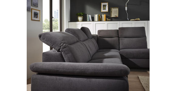 WOHNLANDSCHAFT in Textil Grün - Chromfarben/Grün, Design, Textil/Metall (305/231cm) - Dieter Knoll