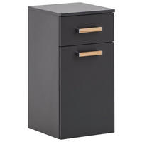 UNTERSCHRANK 32,7/67/35,3 cm   - Eichefarben/Anthrazit, MODERN, Holz/Holzwerkstoff (32,7/67/35,3cm) - Stylife