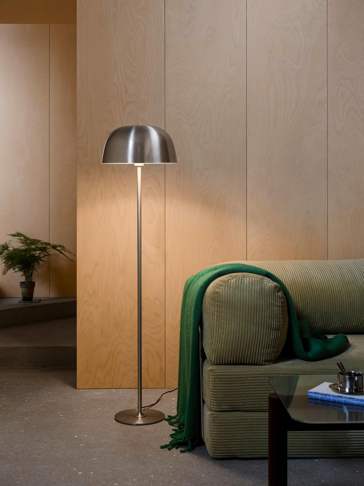 STEHLEUCHTE Cera 25/138,5 cm  - Edelstahlfarben, Design, Metall (25/138,5cm) - Nordlux