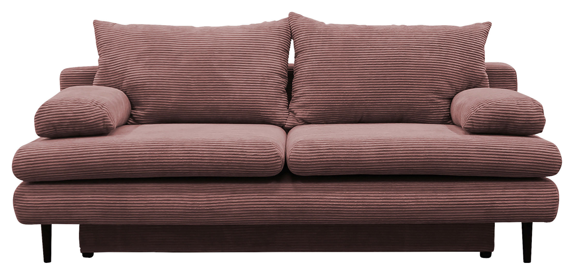 P & B ROZKLÁDACÍ POHOVKA, textil, starorůžová