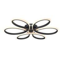 LED-DECKENLEUCHTE Matar 70/10 cm   - Schwarz, Design, Kunststoff/Metall (70/10cm) - Novel