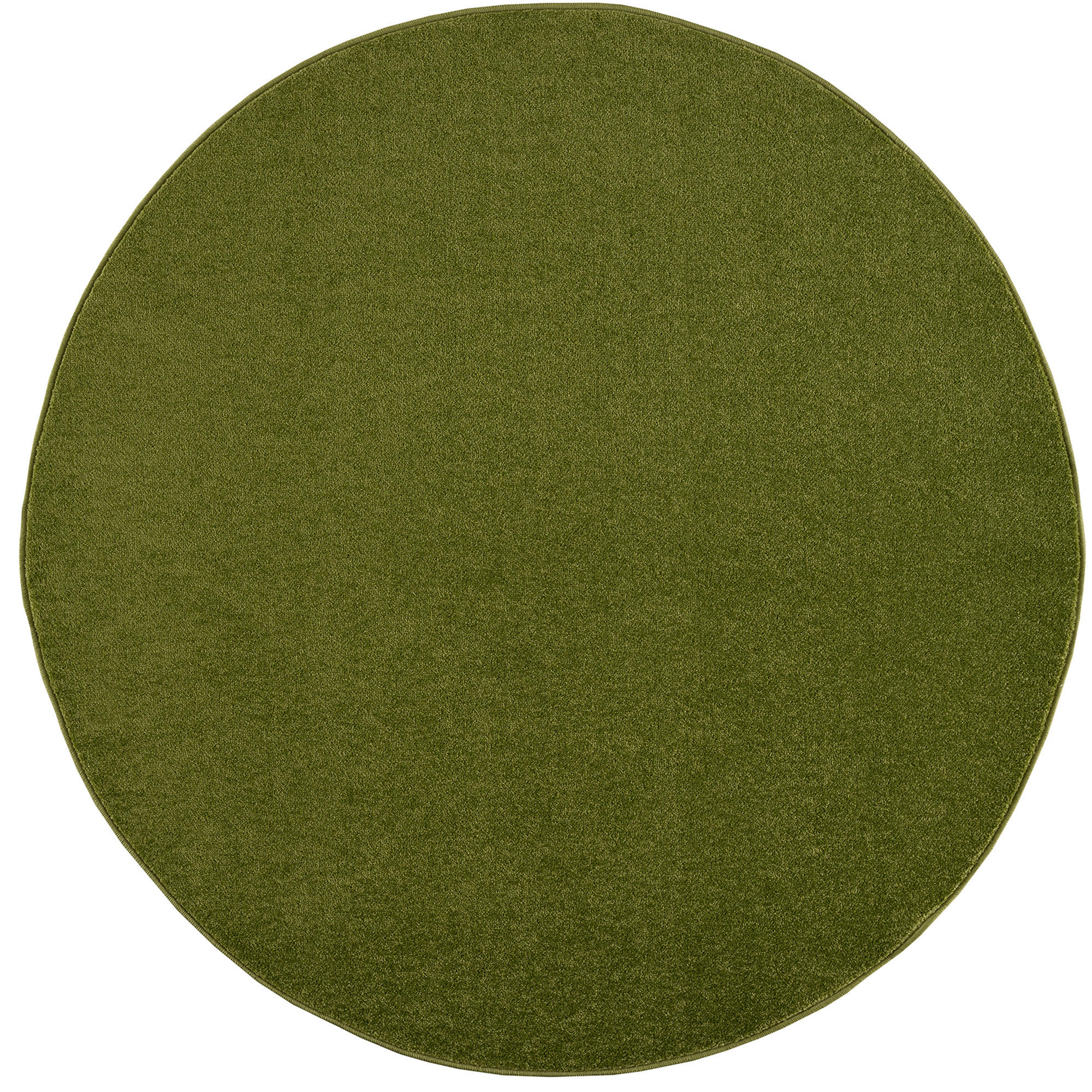 WEBTEPPICH 120 cm Uni Grün  - Grün, LIFESTYLE, Kunststoff/Textil (120cm)