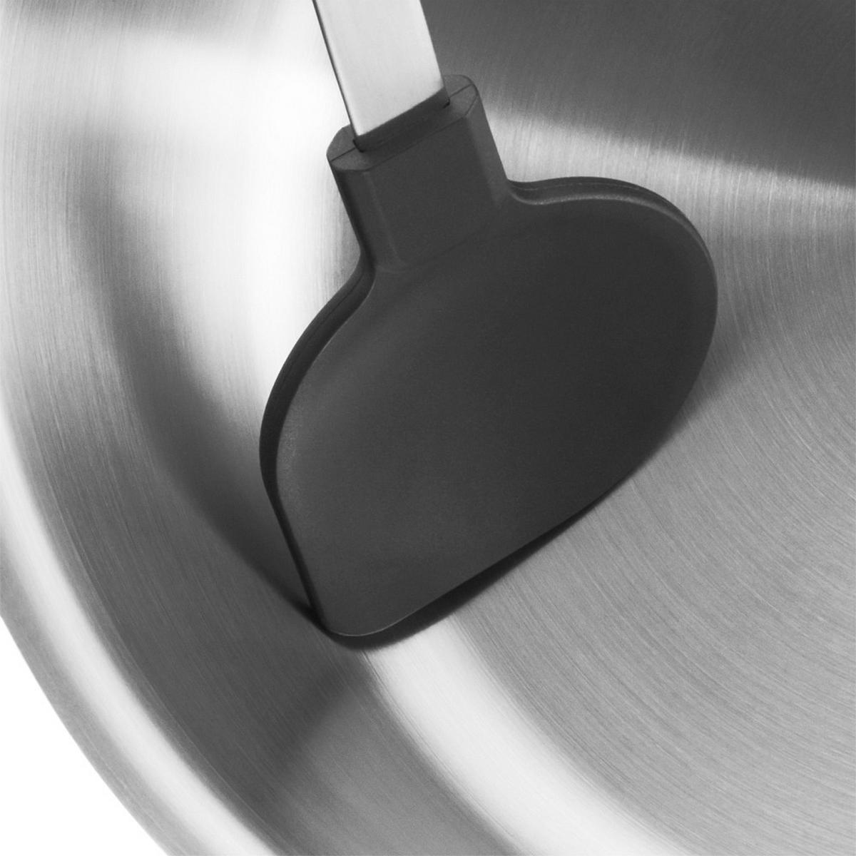 KOCHLÖFFEL  - Silberfarben, Basics, Kunststoff/Metall (34cm) - Silit