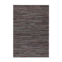 FLACHWEBETEPPICH  Wohnzimmer 120/180 cm Anthrazit rechteckig  - Anthrazit, Basics, Leder/Textil (120/180cm) - Kayoom