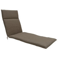 LIEGENAUFLAGE Uni  - Taupe, Basics, Textil (60/4/190cm)