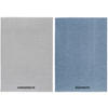 Chic: NOVEL Flachwebeteppich ( 65/130 cm Blau, Grau  - Blau/Grau, Design, Textil (65/130cm) - Novel