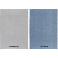 Chic: NOVEL Flachwebeteppich ( 65/130 cm Blau, Grau  - Blau/Grau, Design, Textil (65/130cm) - Novel