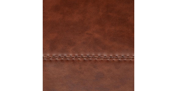 DREHSTUHL Lederlook Chromfarben, Dunkelbraun  - Chromfarben/Dunkelbraun, Design, Kunststoff/Textil (59,5/91-101/62cm) - Hom`in